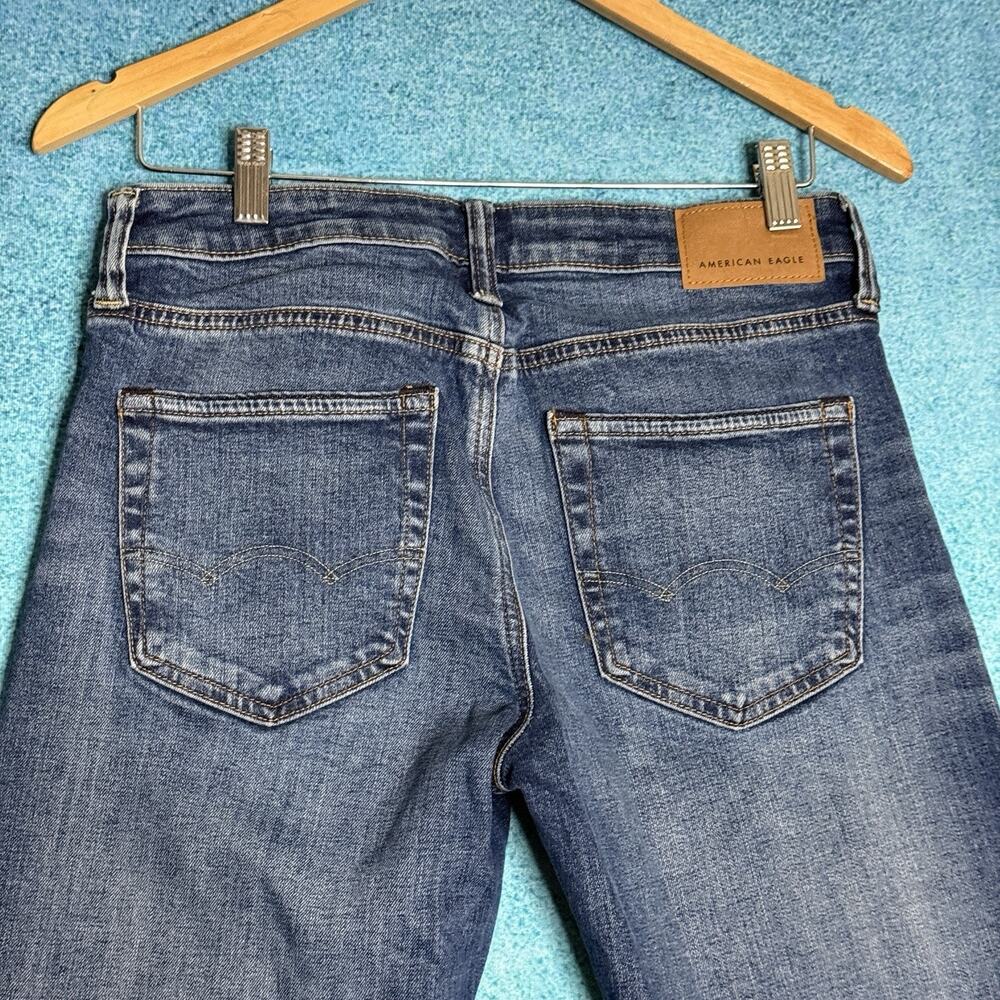 American Eagle Jeans Mens 29x34 AirFlex Plus Athletic Skinny Fits 30x32 - Picture 9 of 15